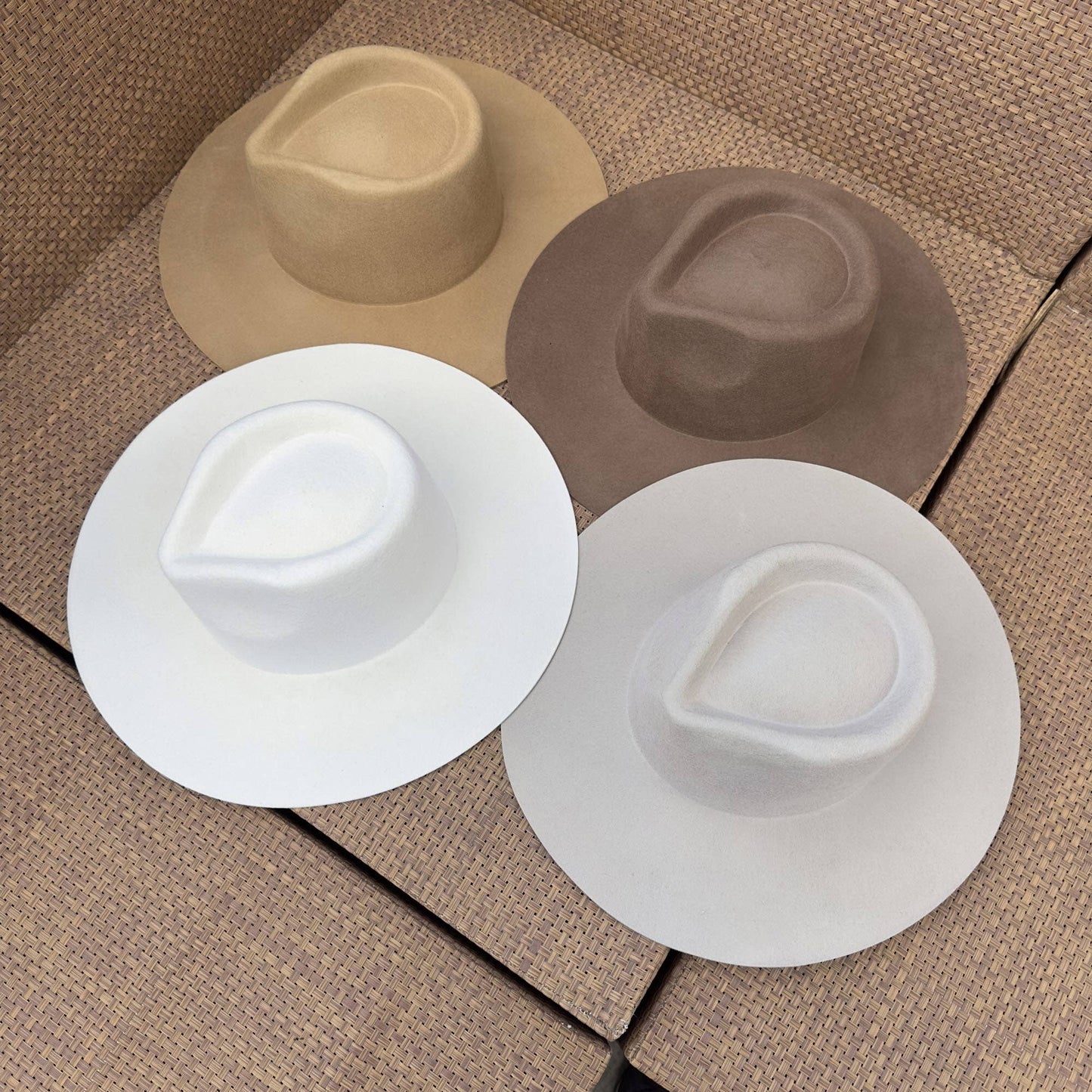 Australian Wool Rancher Hat : Stone