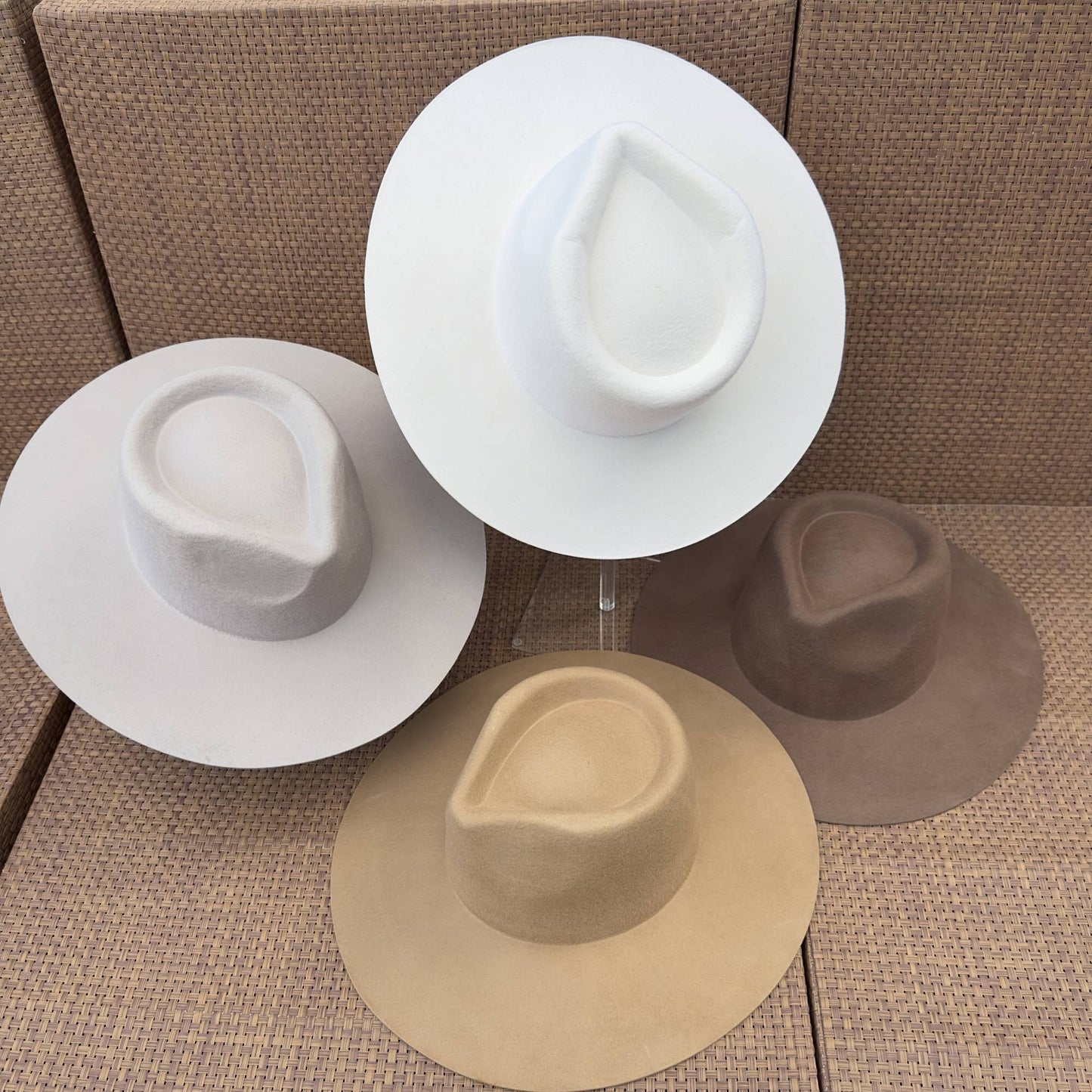 Australian Wool Rancher Hat : Stone