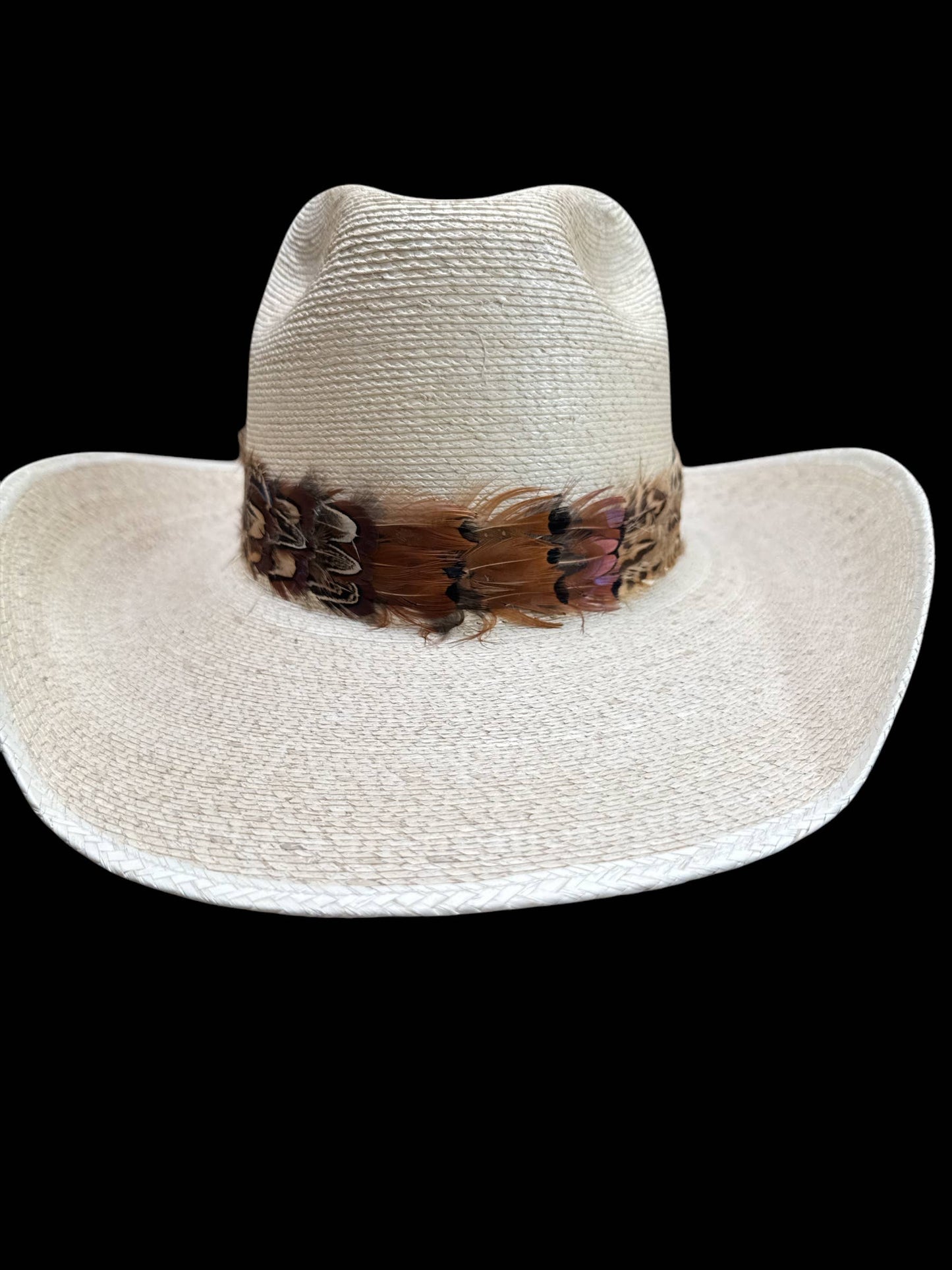 Feather hat band with strap: Feather #1
