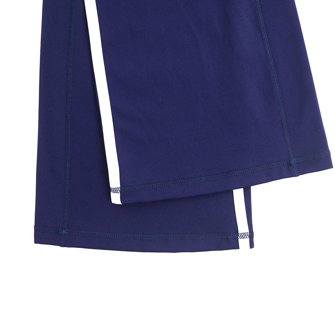 Yoga Color Block Hip Lifting Fitness Sport Flare Pants: Blue / M