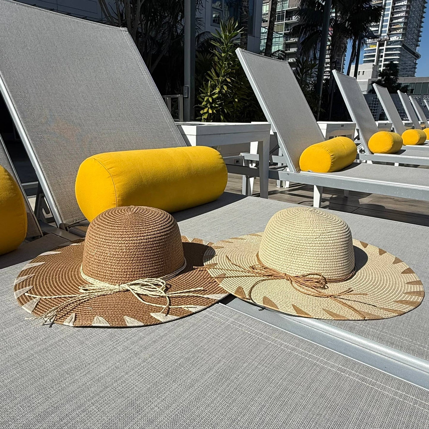 Boho Frayed Edge Straw Sun Hat ā Effortless Summer Chic: Natural