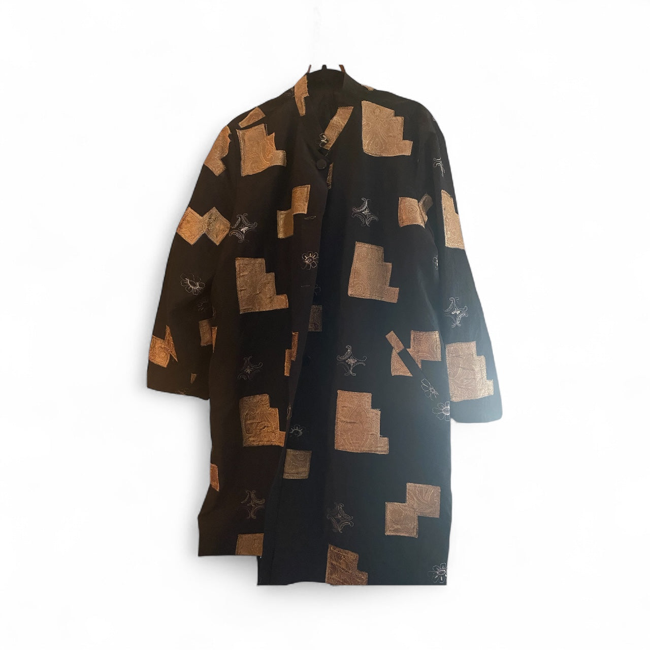 Vintage jacket XL black with gold trim