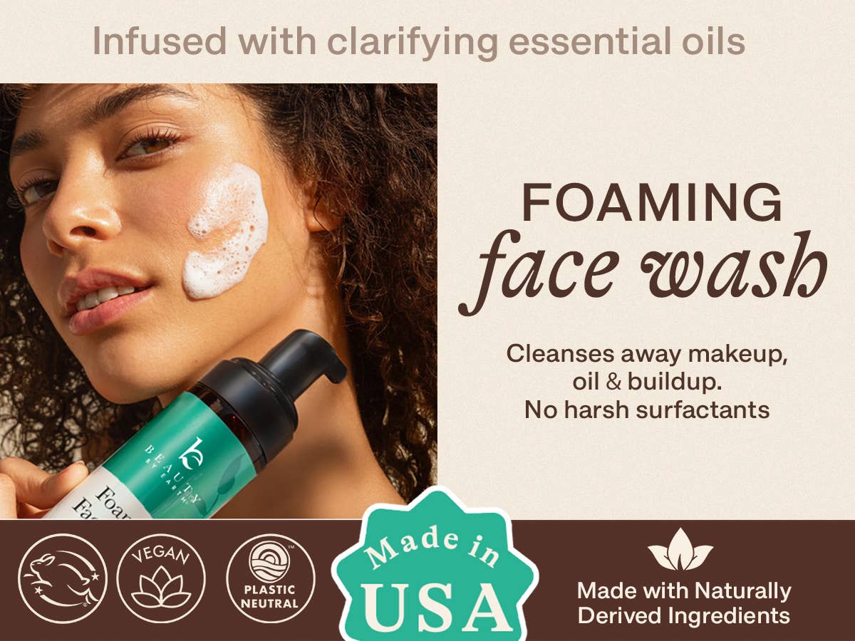 Foaming Face Wash Cleanser 4.2oz: Peppermint Tea Tree