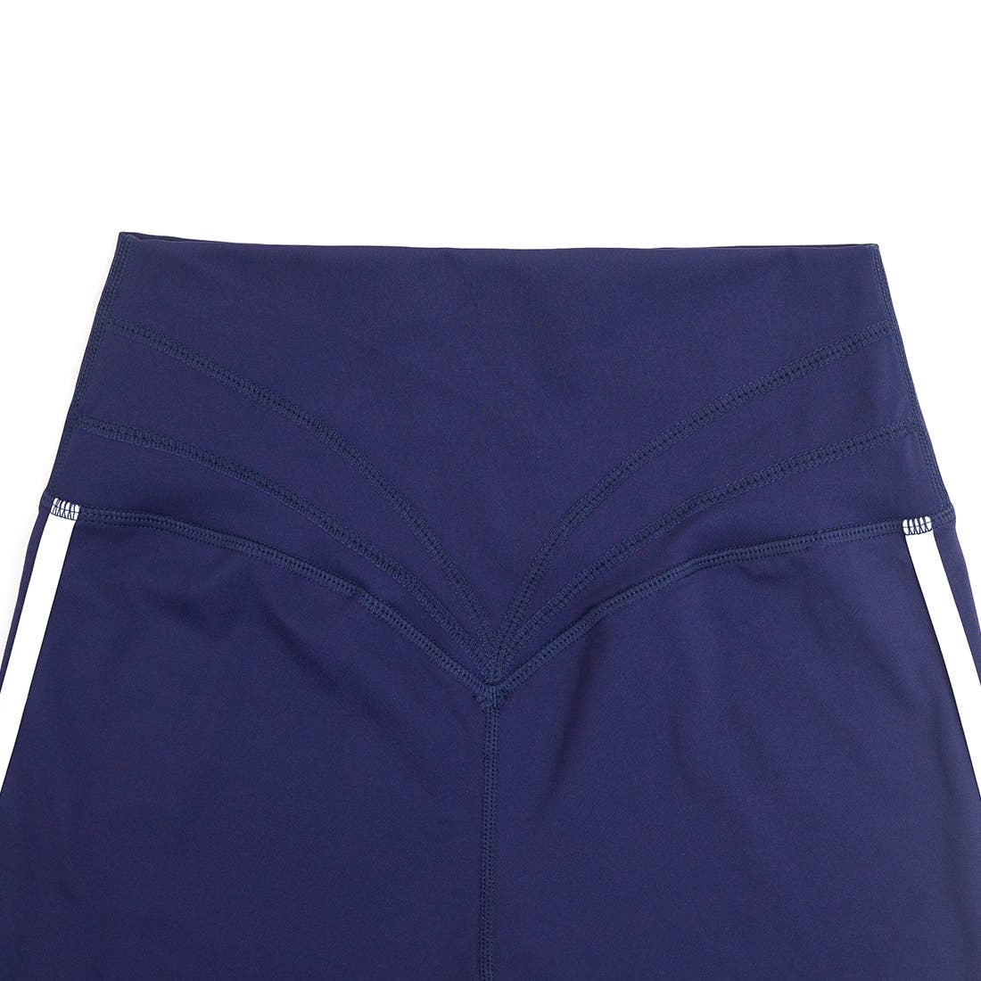 Yoga Color Block Hip Lifting Fitness Sport Flare Pants: Blue / M