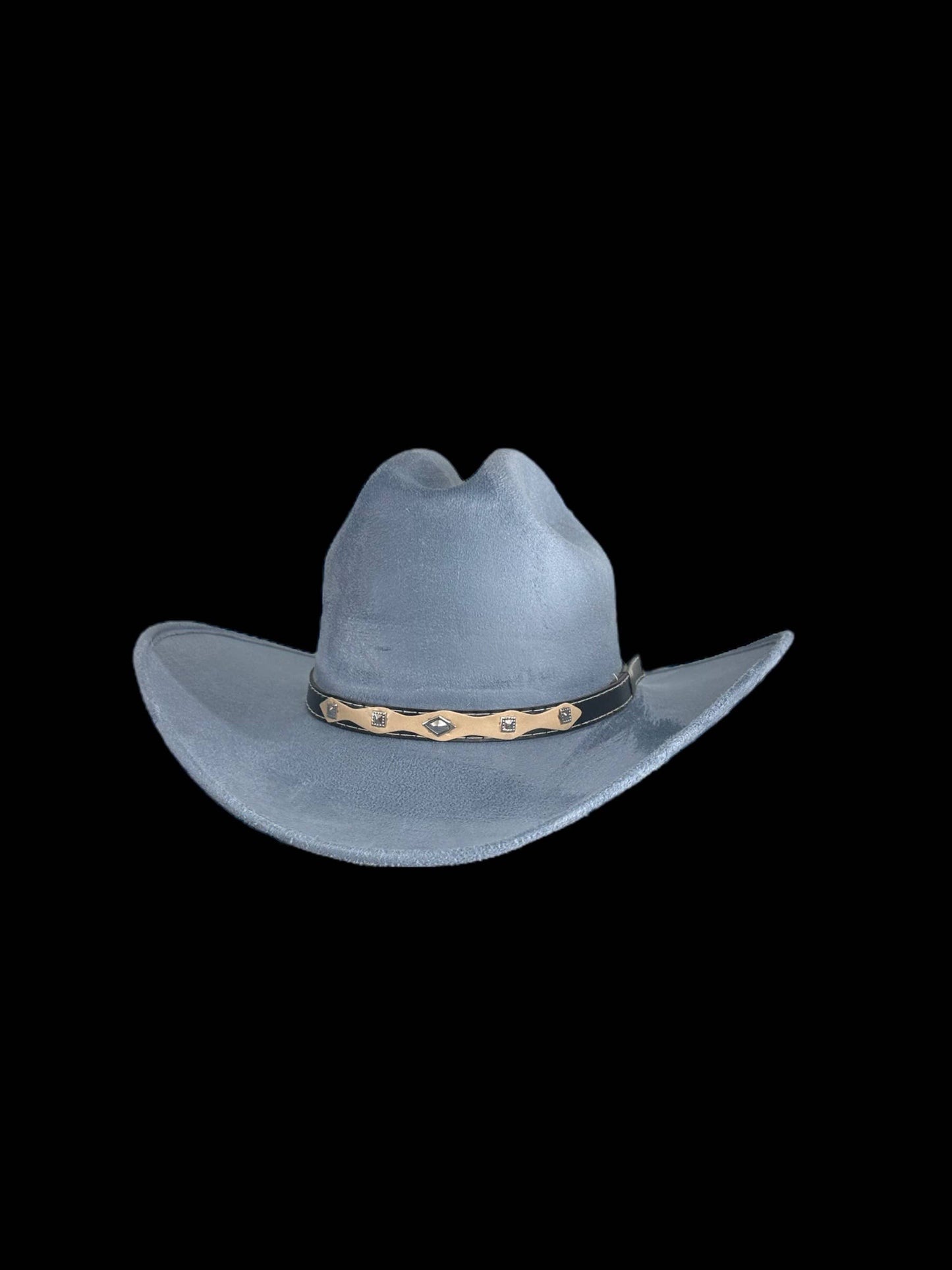 Yellowstone Cowboy Vegan Suede: Black / Medium