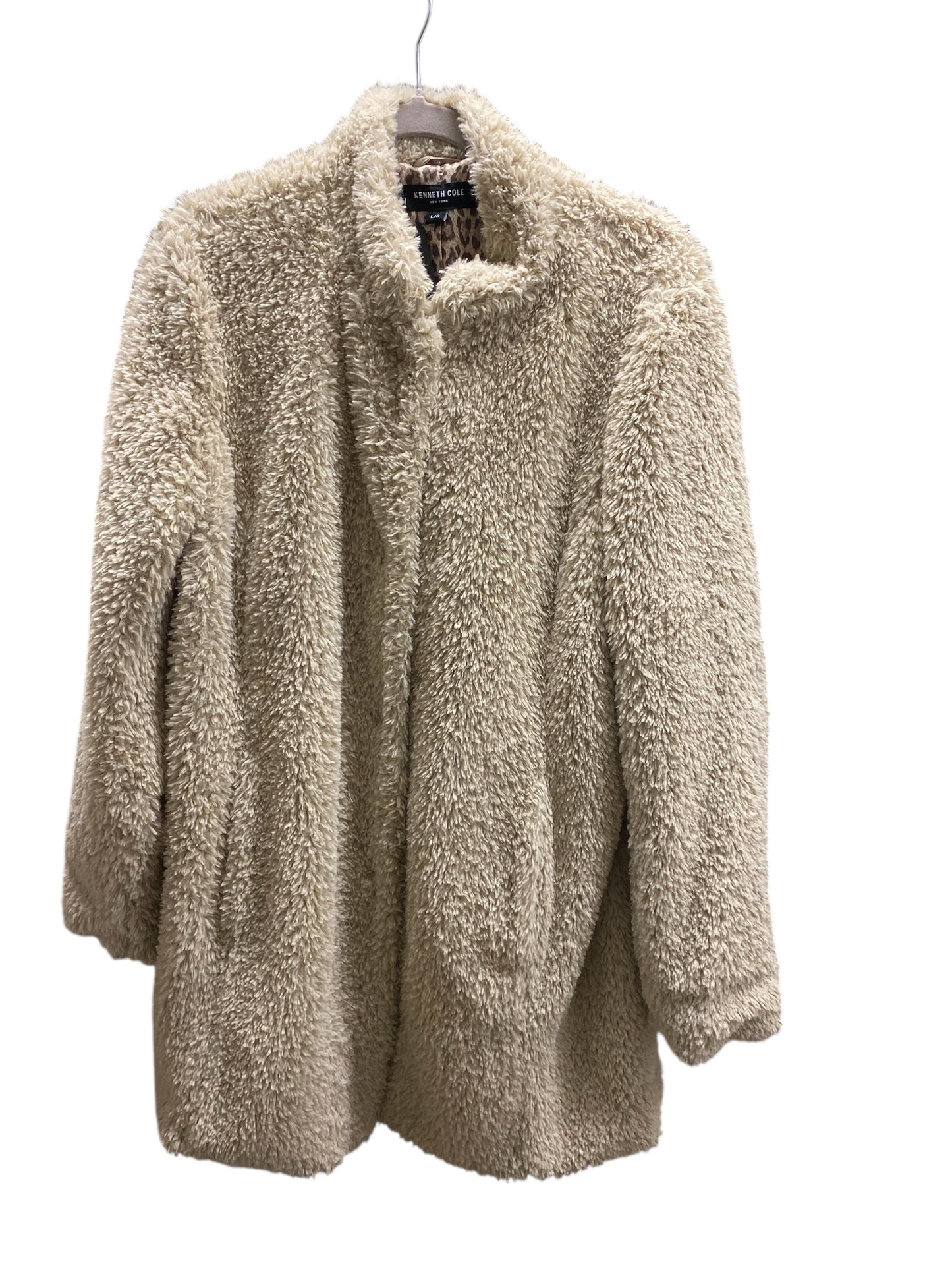 Tan fluffy coat