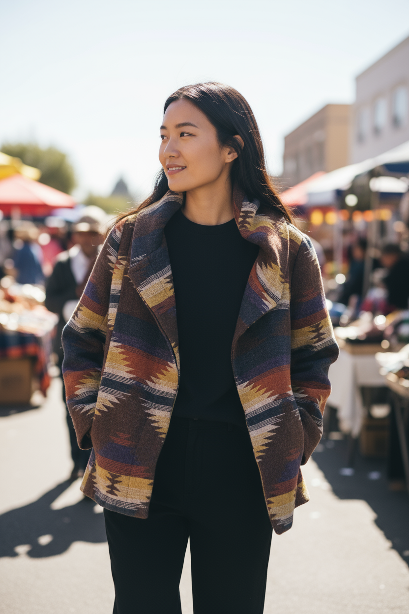 Santa Fe hooded coat