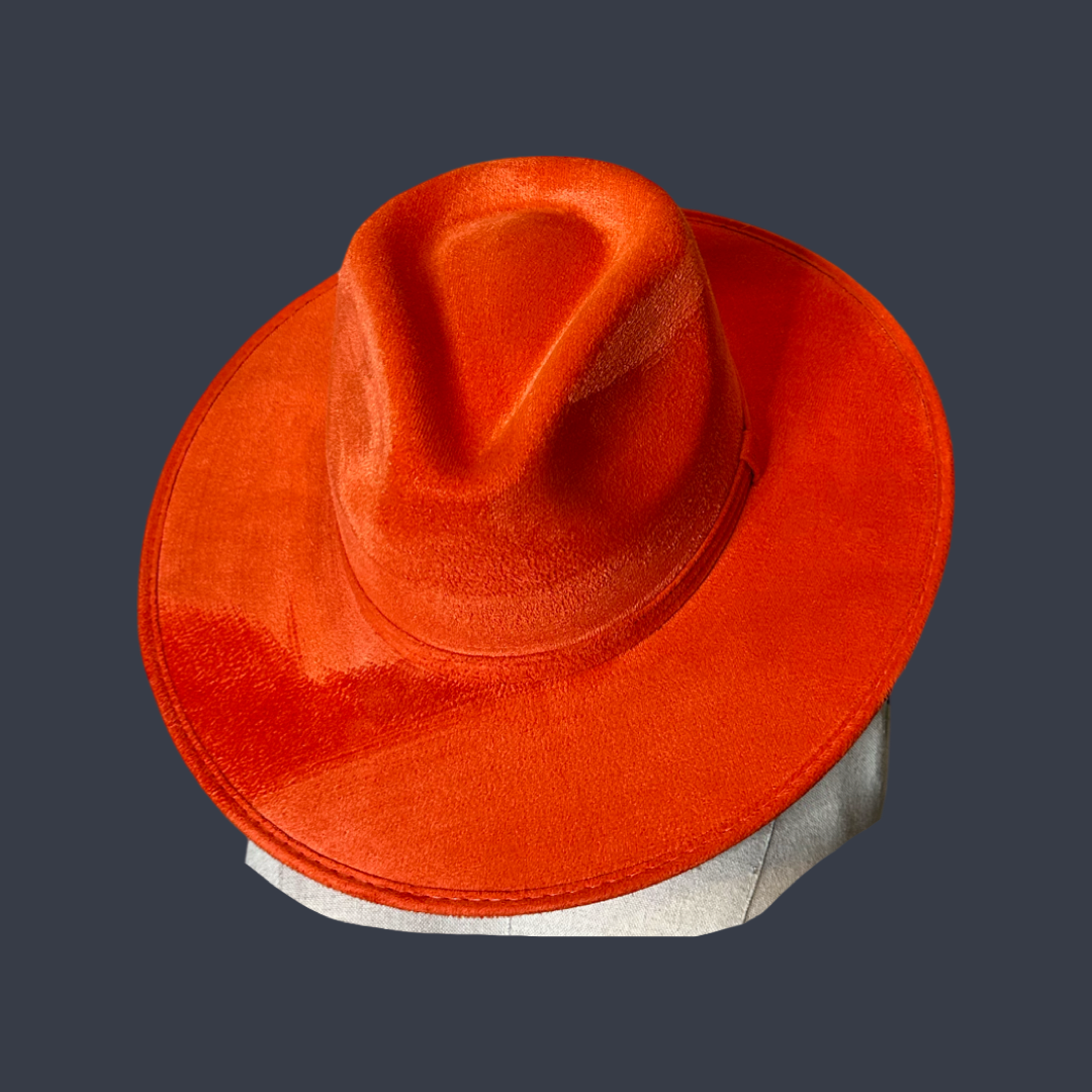 Rancher Vegan Suede Hat : Latte / Large