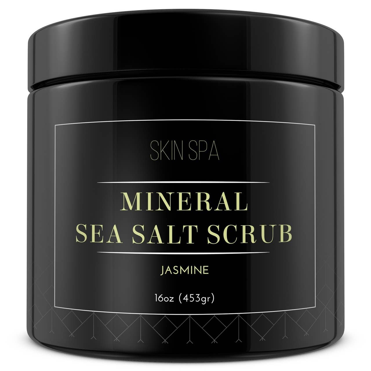 Mineral Sea Salt Scrub - Jasmine 16oz (453gr): Retail Product