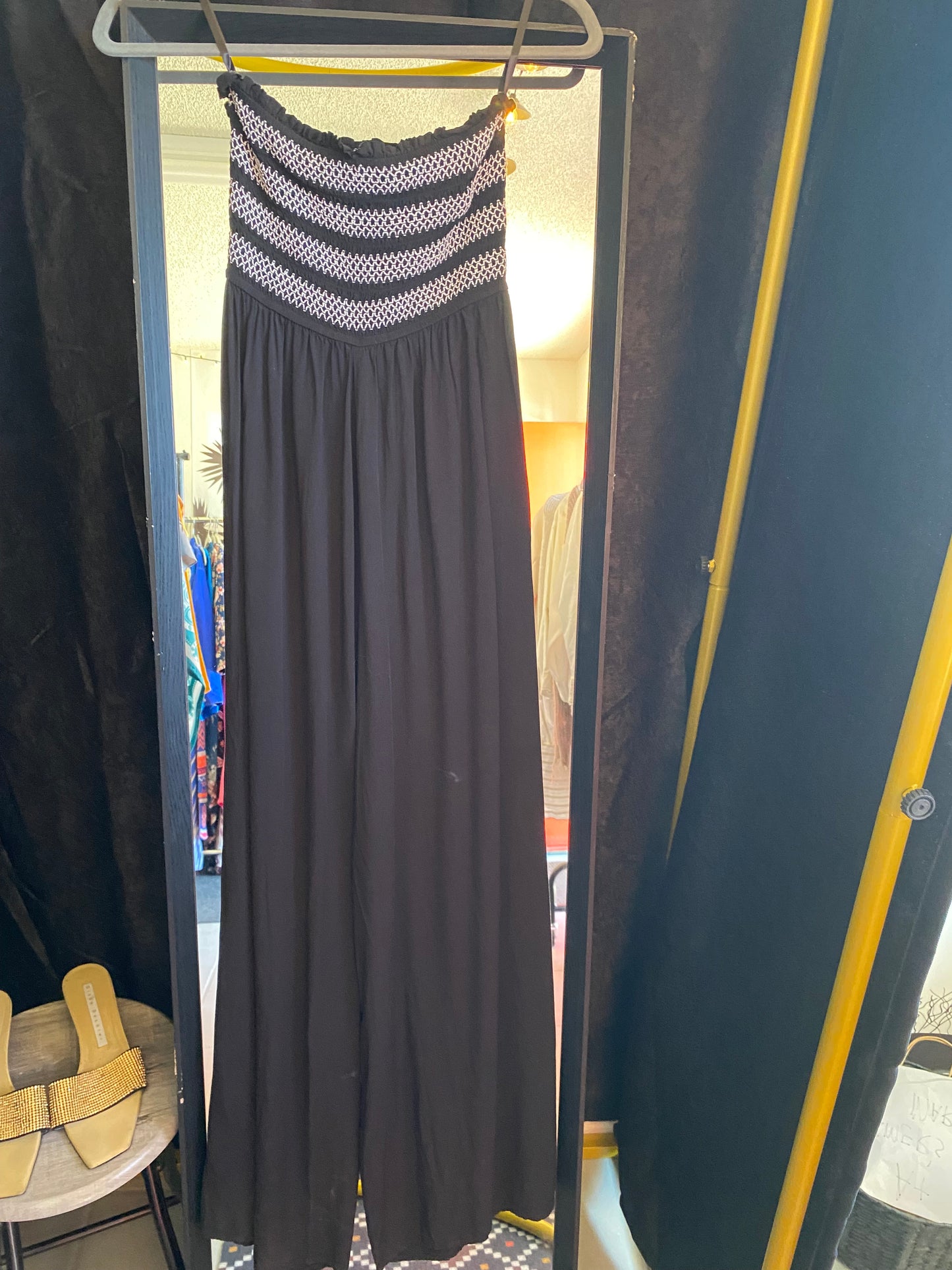 Black and white jumpsuit