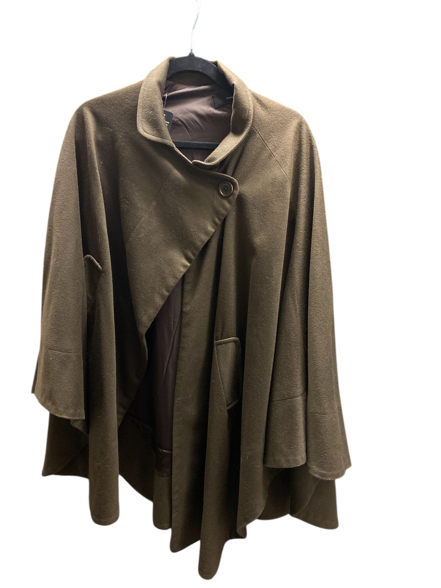 Olive side pocket shawl