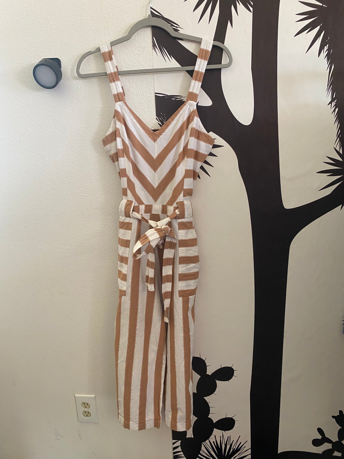 Yellow n white stripe jumper
