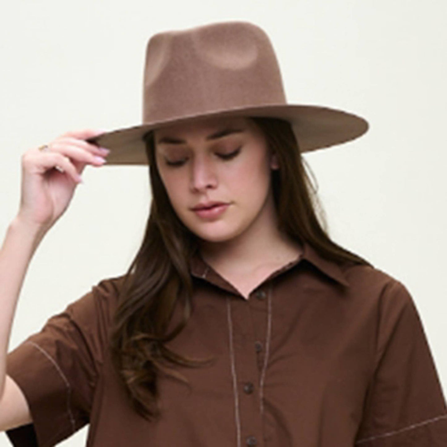 Australian Wool Rancher Hat : Stone