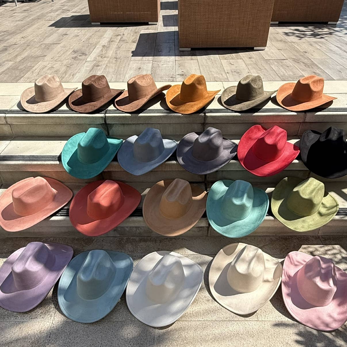 🤠Vegan Suede Cattleman Cowboy Hat: Brown