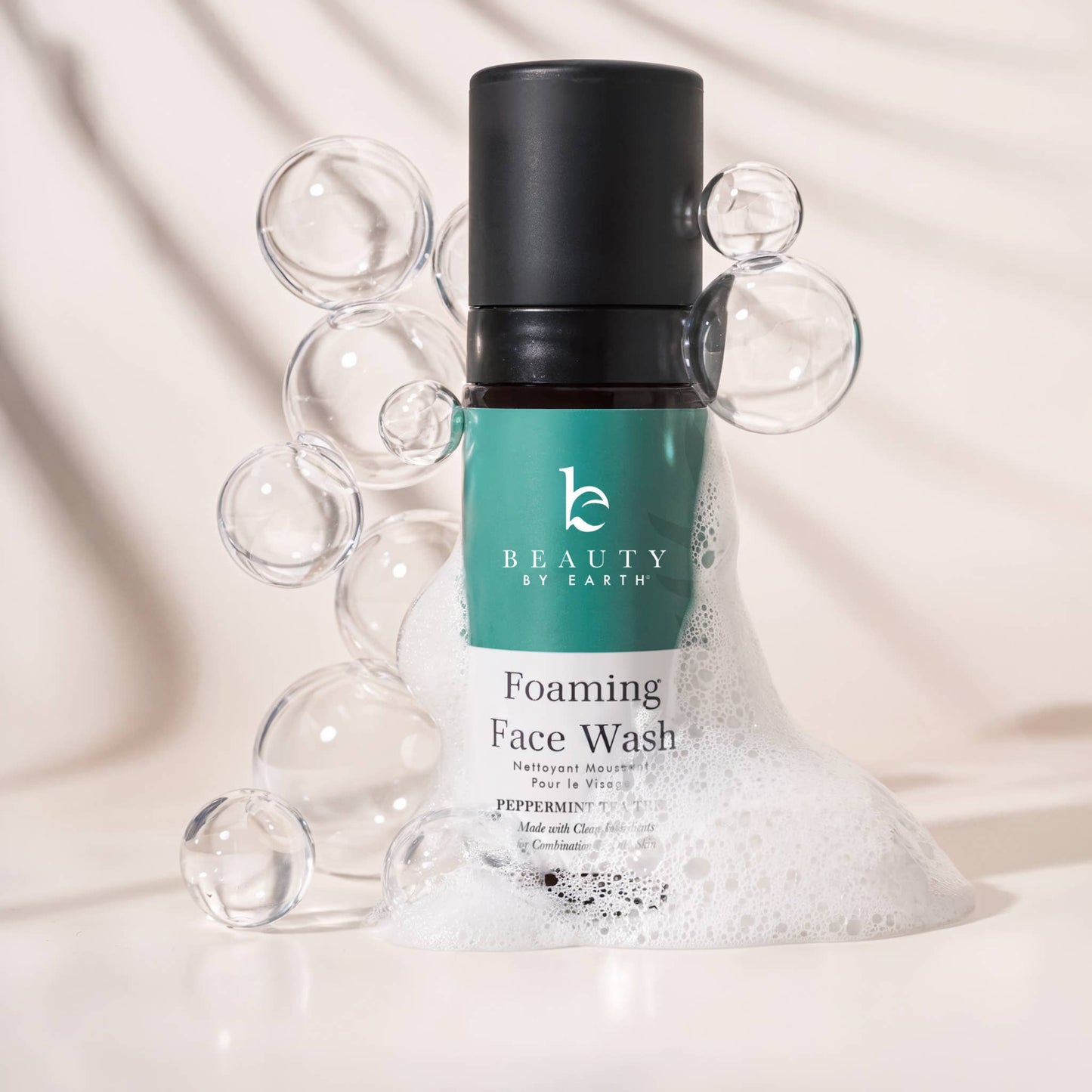 Foaming Face Wash Cleanser 4.2oz: Peppermint Tea Tree