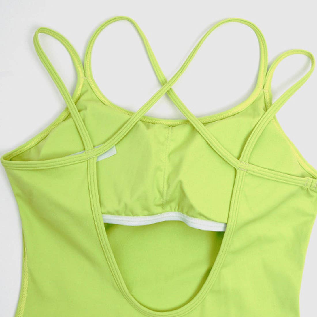 Women Yoga Sleeveless Criss Cross Back Sport Jumpsuit: Black / M