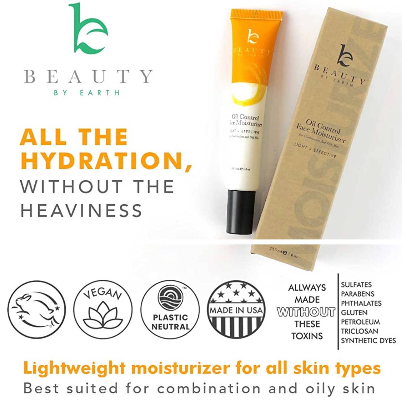 Oil Control Face Moisturizer 1oz