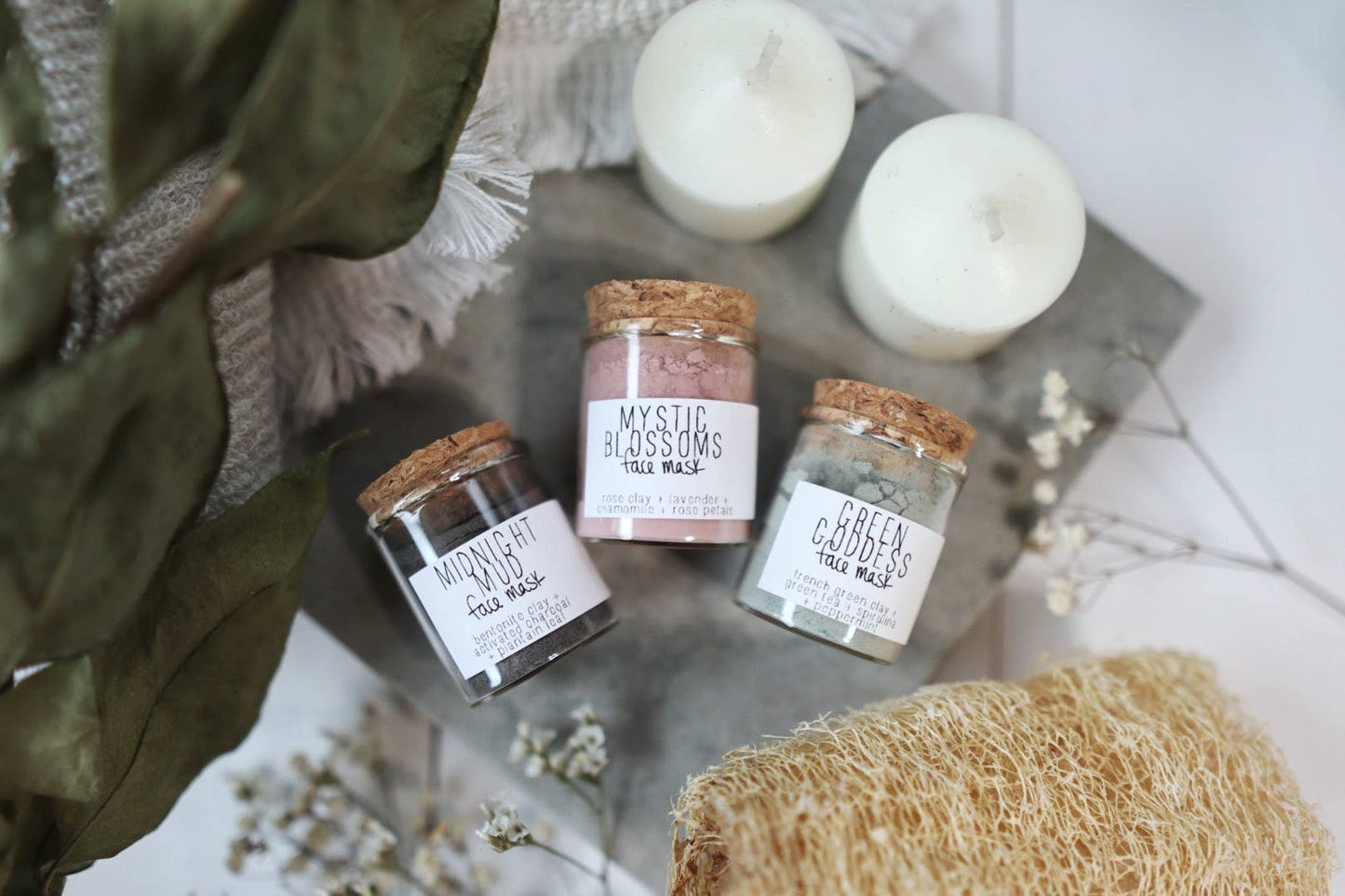 Organic Face Masks: Mystic Blossoms