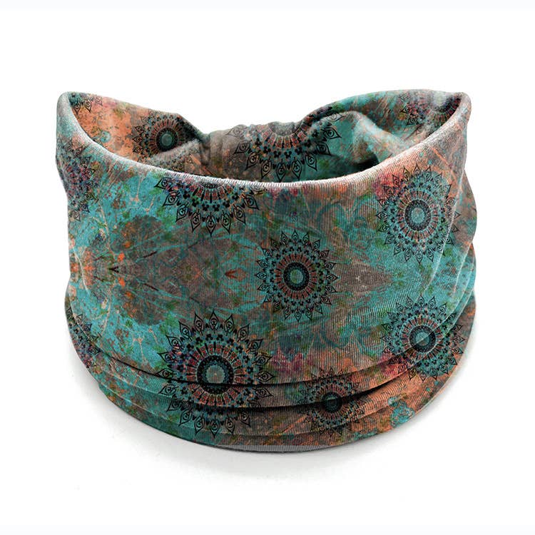 Bohemian Mandala Print Sports Headband: A