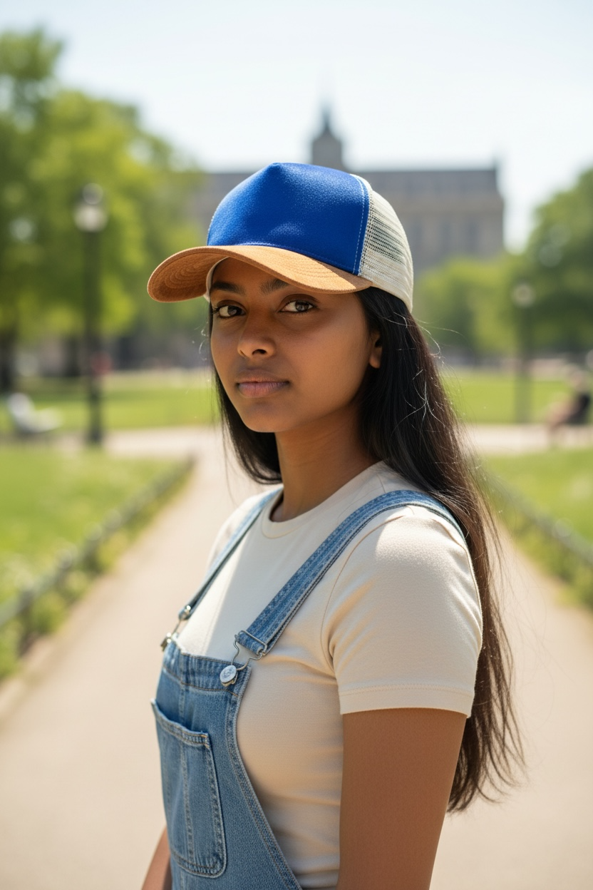 Trucker Cap Vegan Suede : Grey