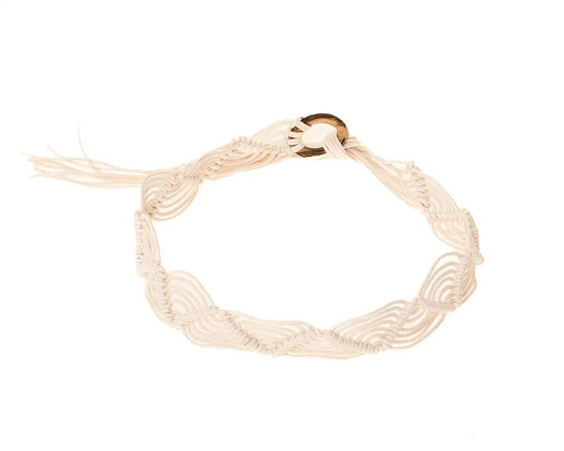 HB-14 Hat Band - Boho Macrame - New!