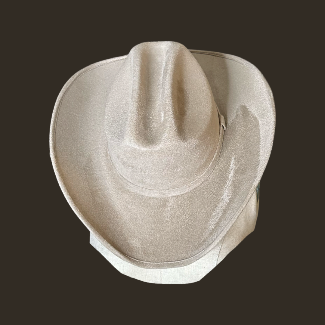 Yellowstone Cowboy Vegan Suede: Black / Medium