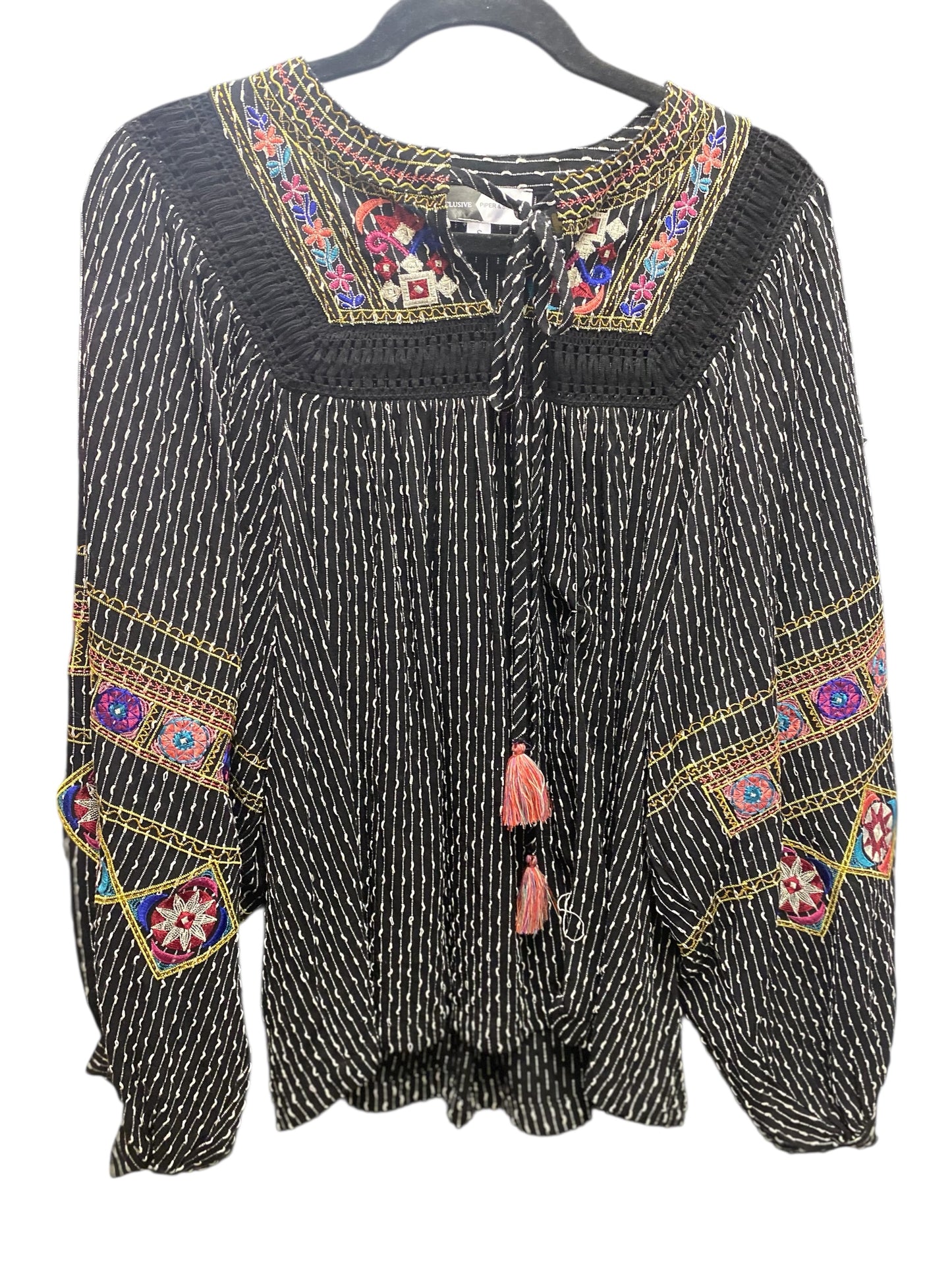 Boho long sleeve blouse