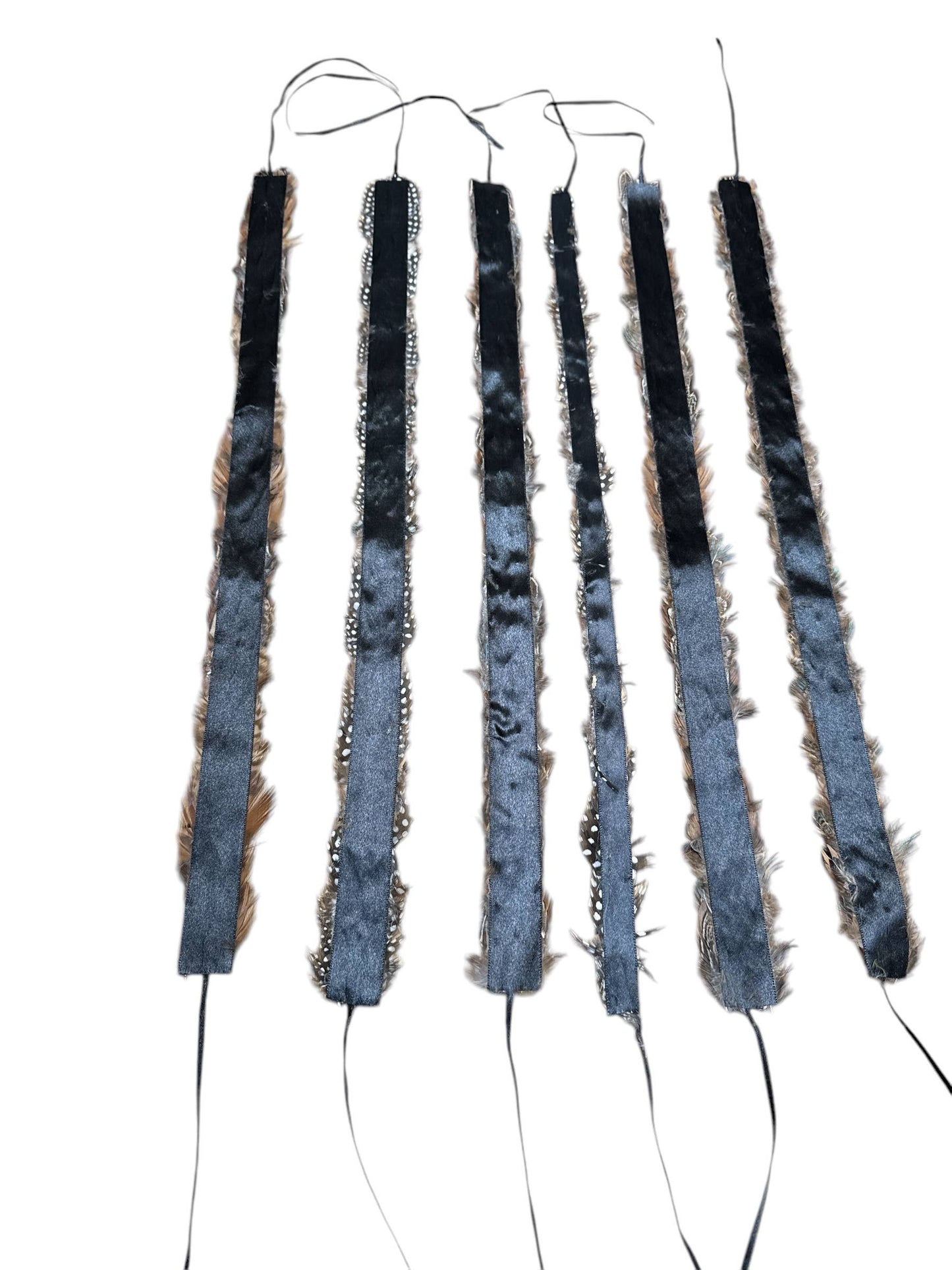Feather hat band with strap: Feather #1