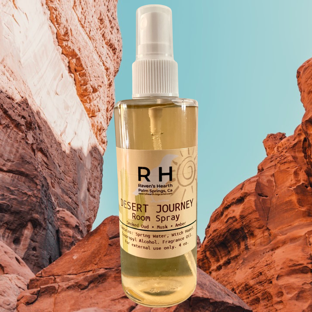 Desert Journey Room Spray | Smoked Oud, Musk & Amber | Vegan