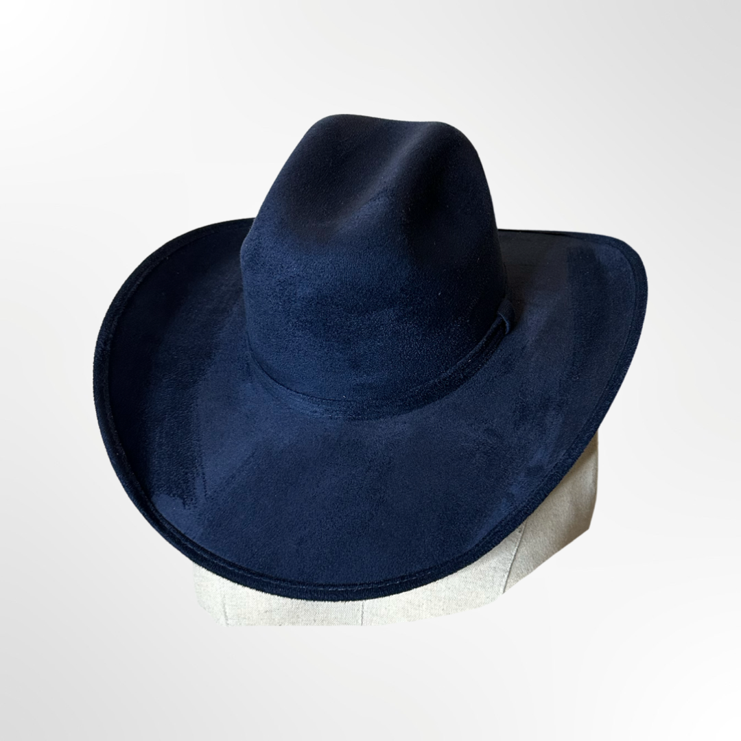 Chihuahua Cowboy Vegan Suede Hat : Tabaco / Large 57-60cm