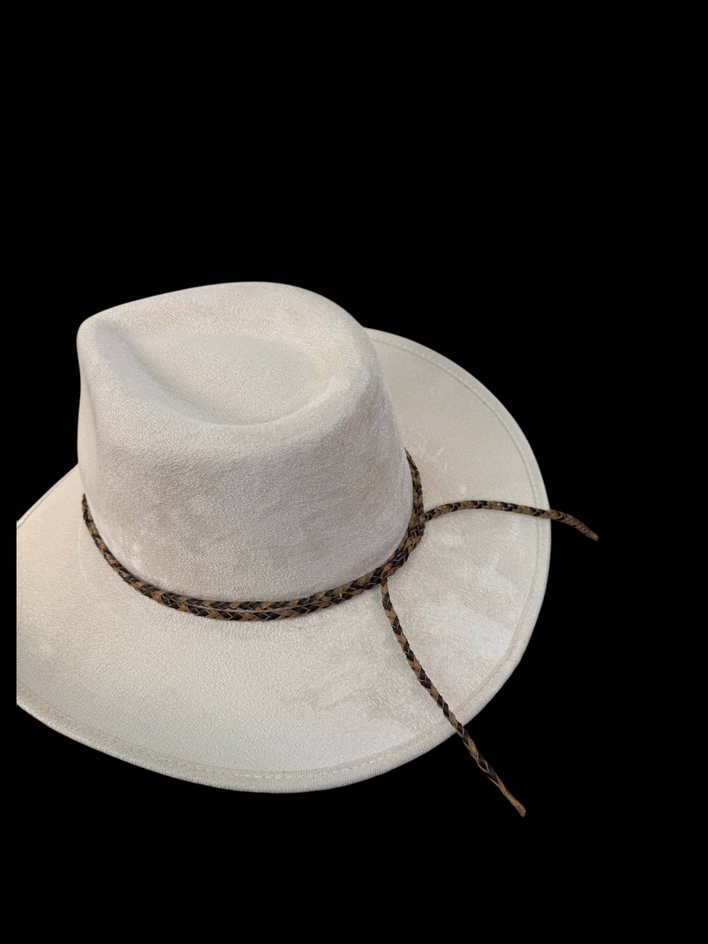 Faux Sued hat accessories: Braided 5ft +