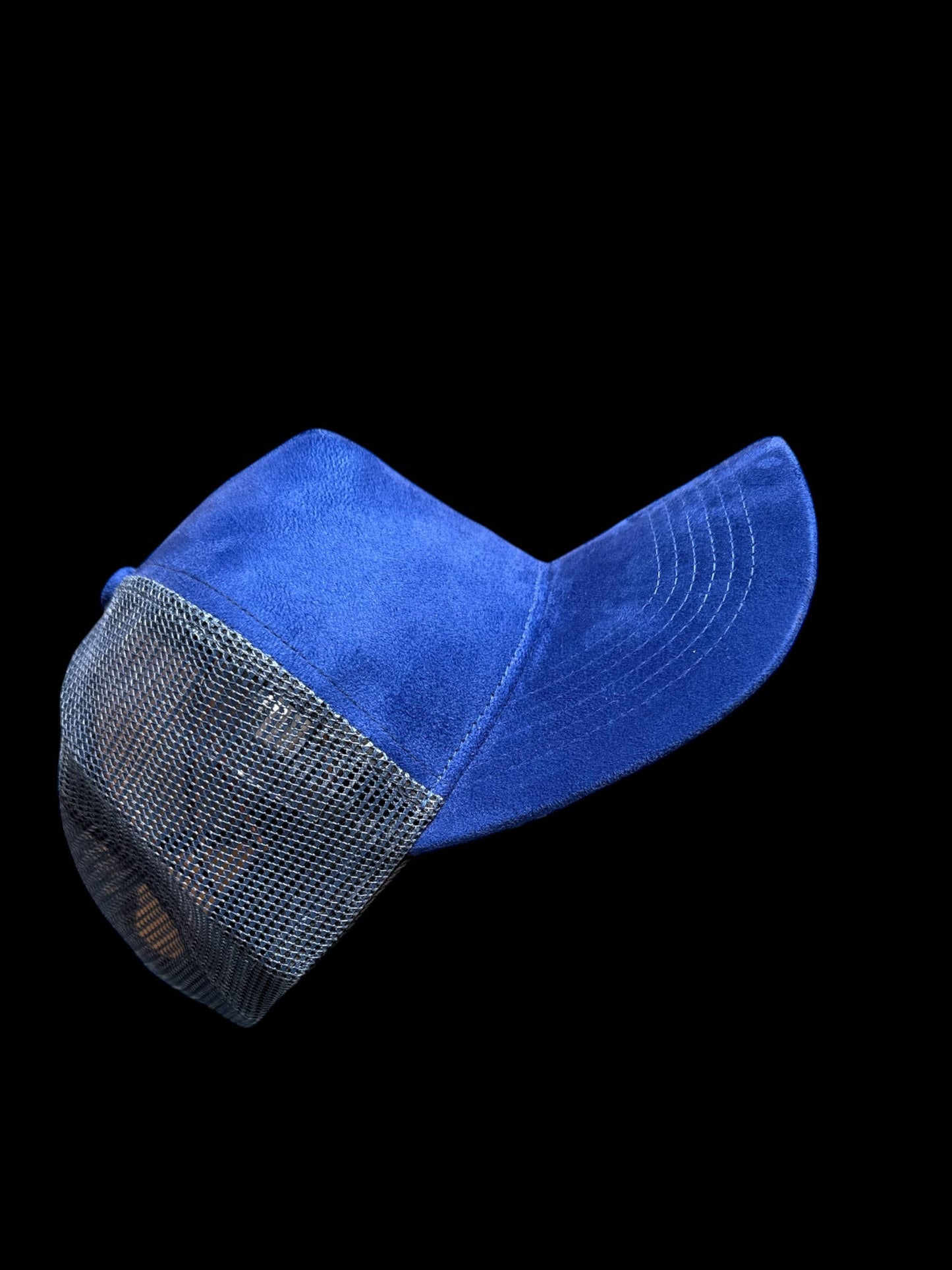 Trucker Cap Vegan Suede : Tabaco/Black