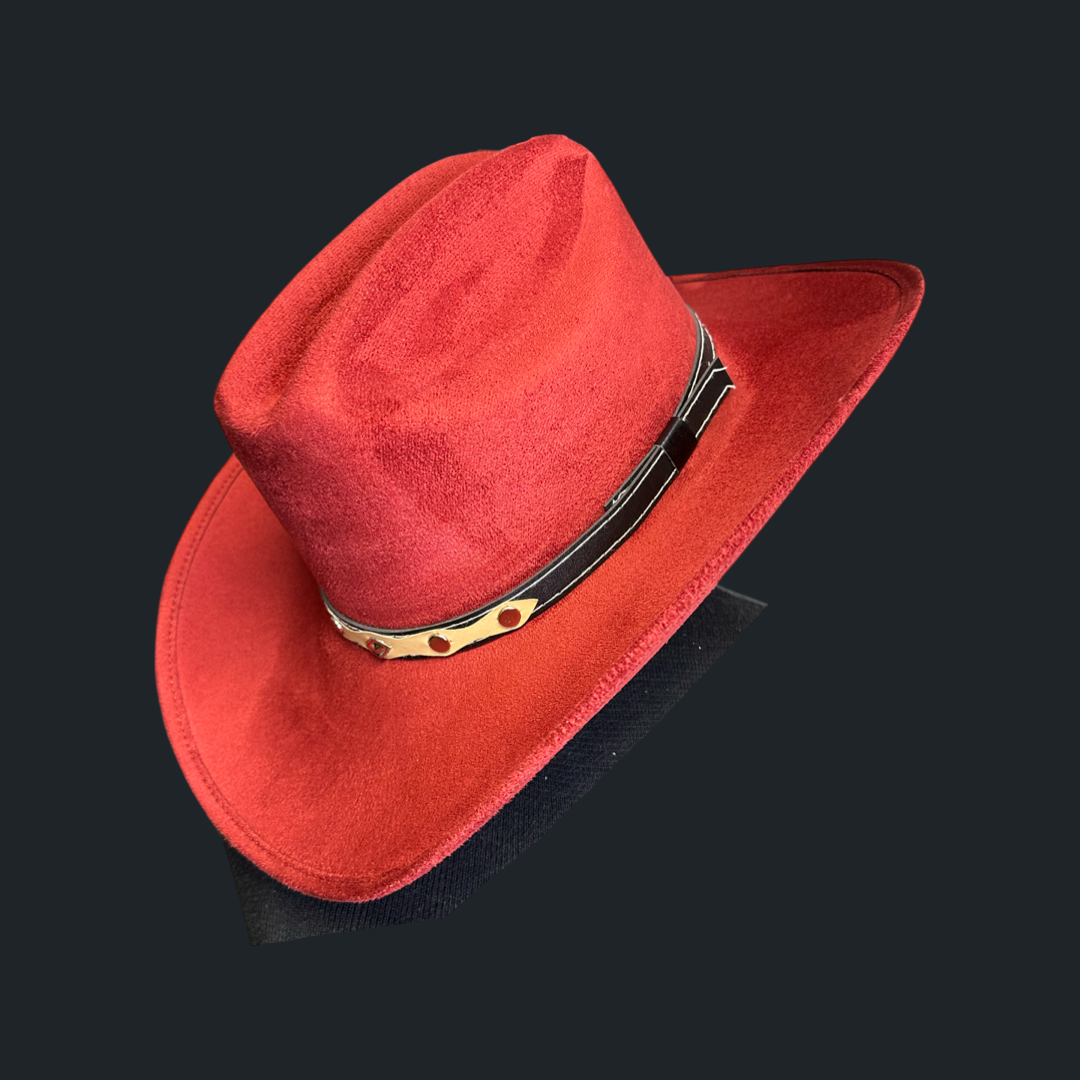 Yellowstone Cowboy Vegan Suede: Chocolate / Medium