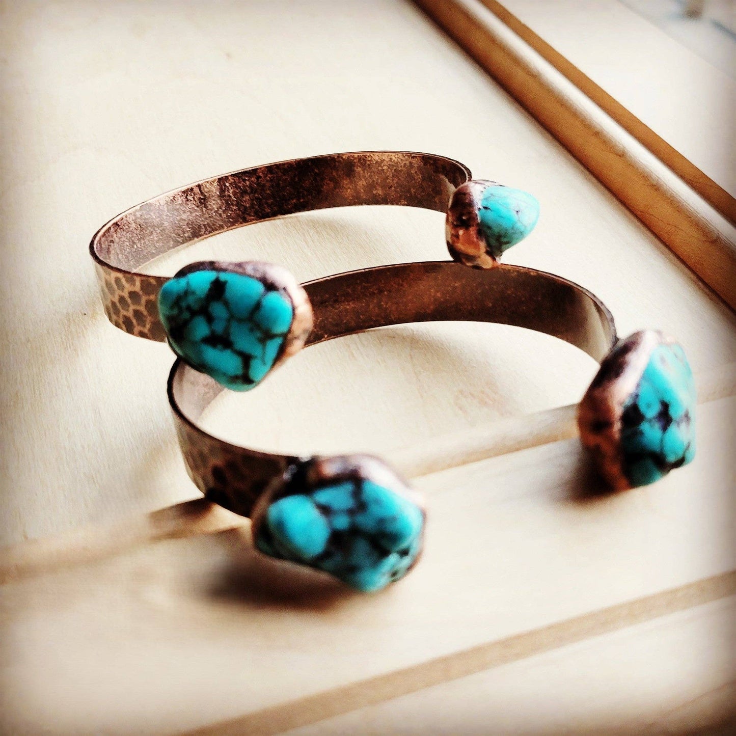 Genuine Natural Turquoise Cuff Bangle Bracelet 806t