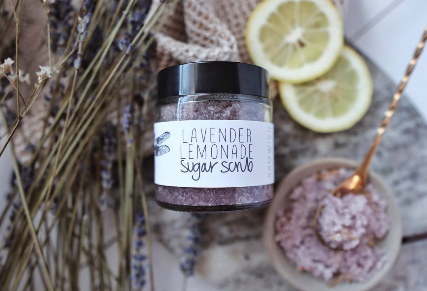 Lavender Lemonade Sugar Scrub: 4 oz