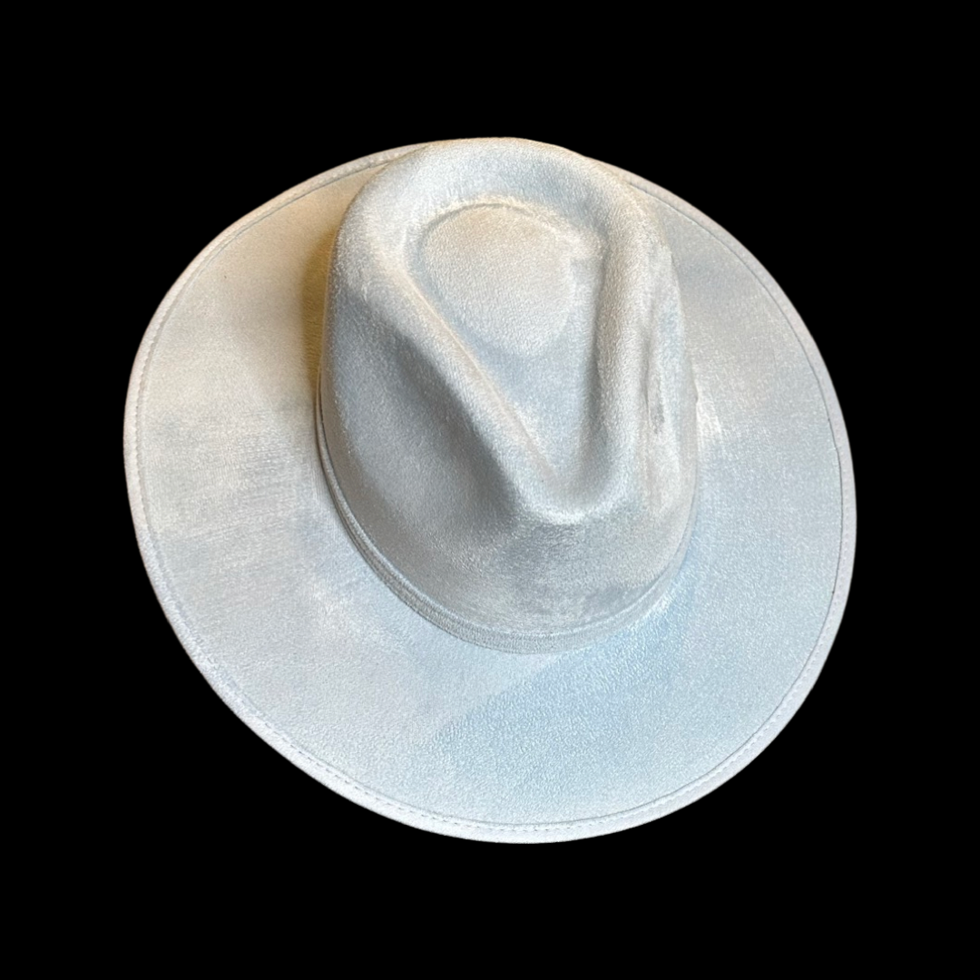 Rancher Vegan Suede Hat : Black / Large
