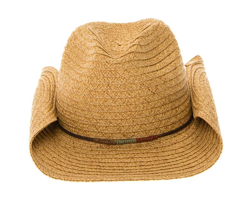 HB-1344 Hat Band - Earth Tone String Beads