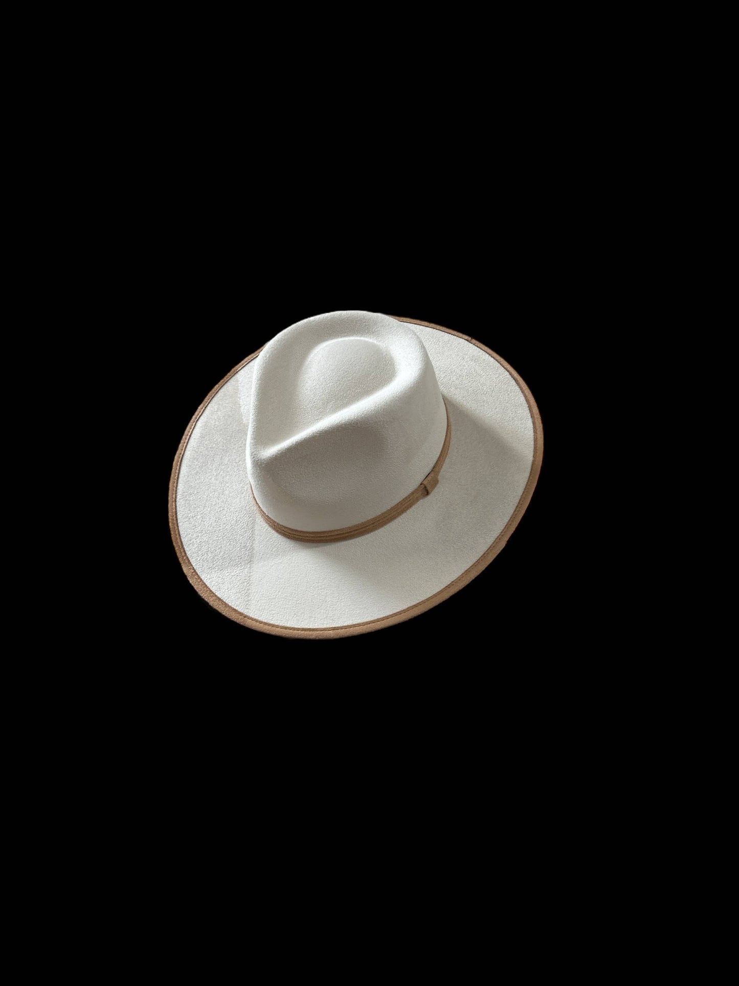 Tear Drop 2 Tone Rancher: Blush/Ivory