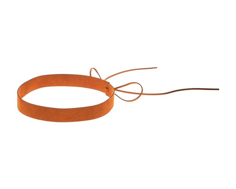 Hat Band - Brown Suede