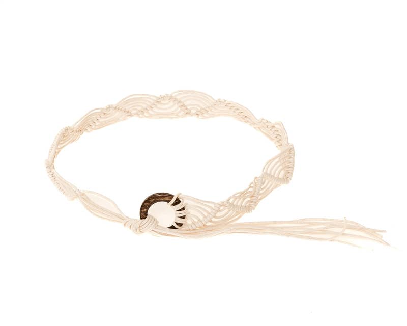 HB-14 Hat Band - Boho Macrame - New!