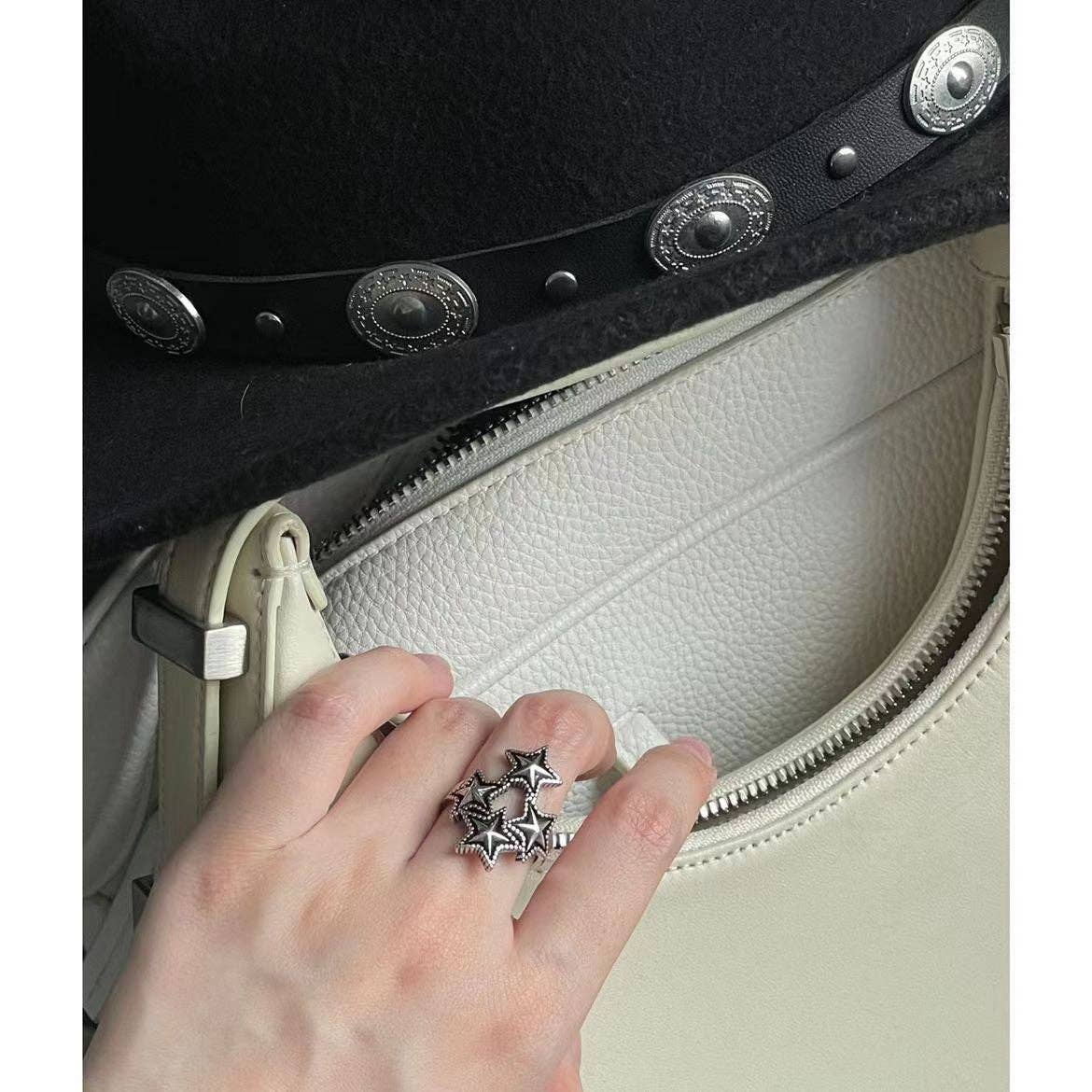 Vintage-Inspired Starburst Ring: Constellation Ring