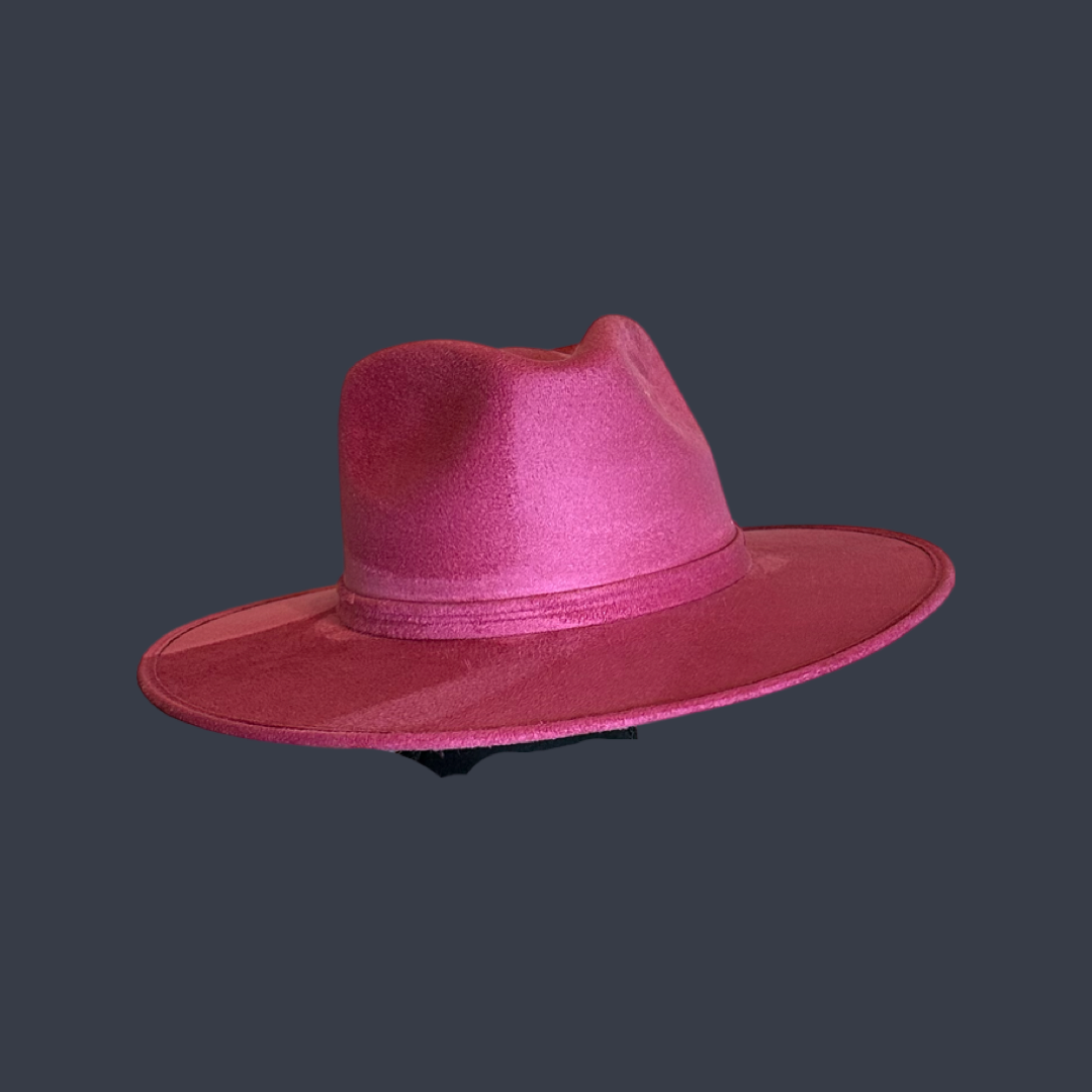 Rancher Vegan Suede Hat : Tabaco / Large