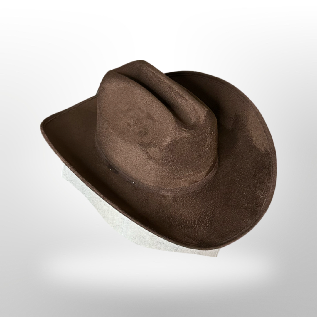 Yellowstone Cowboy Vegan Suede: Black / Medium