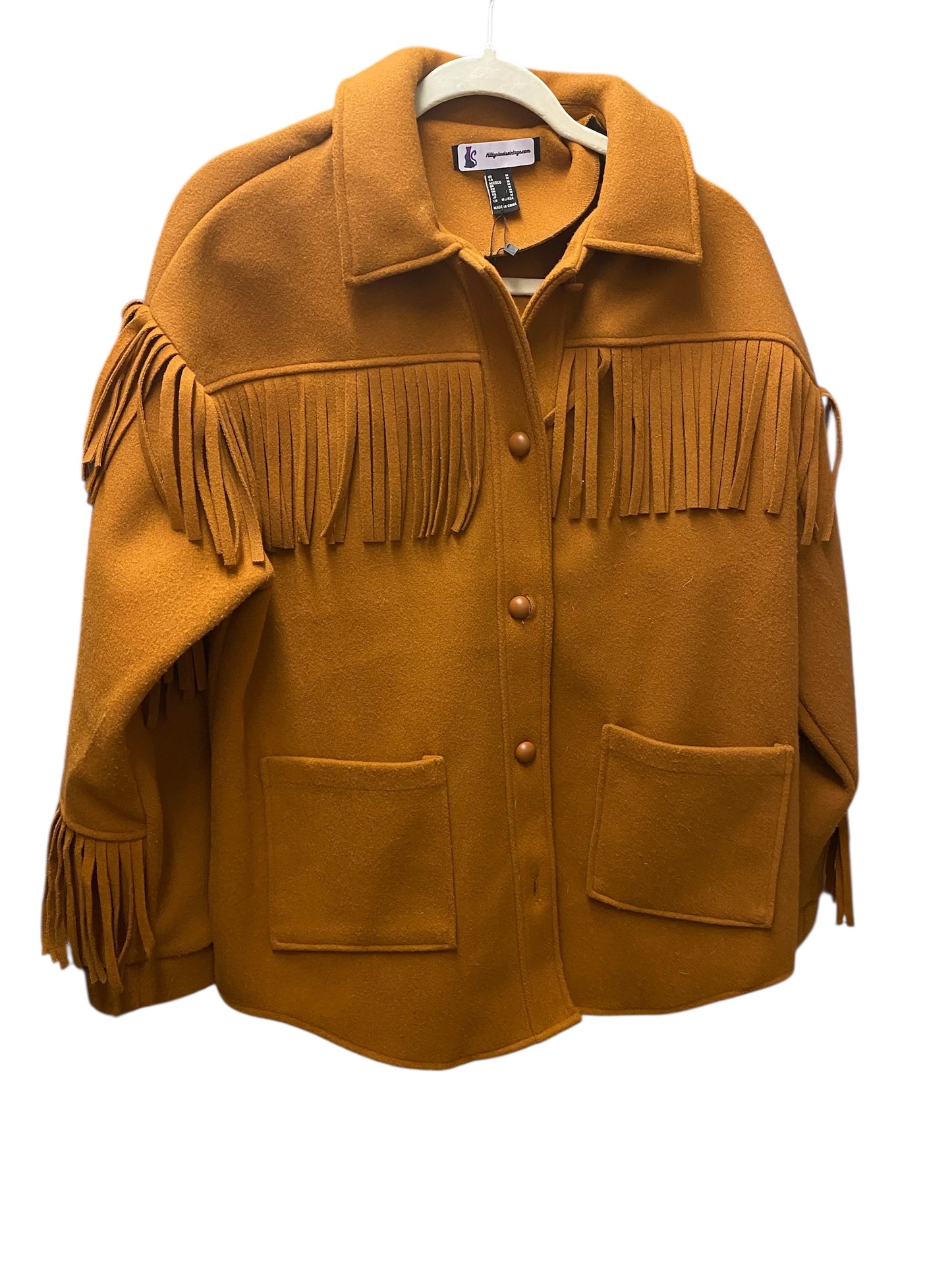 Fringed jacket large