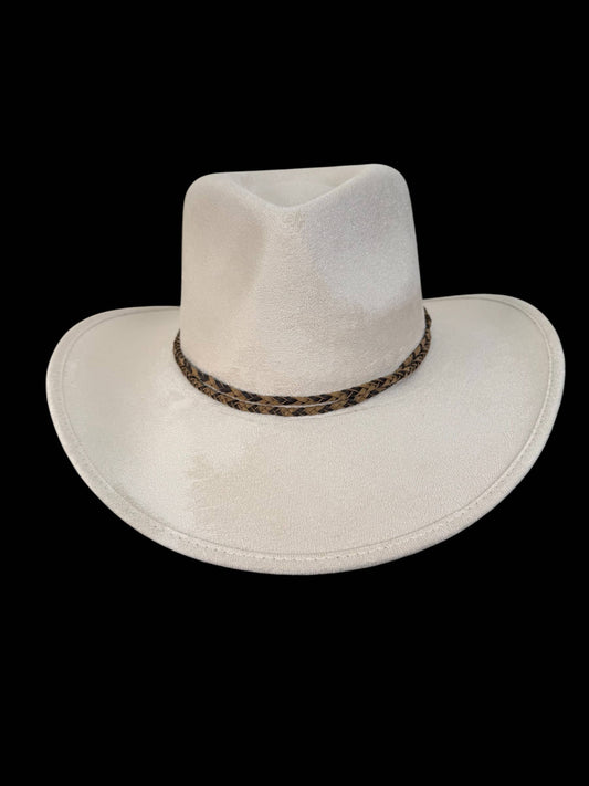 Faux Sued hat accessories: Braided 5ft +