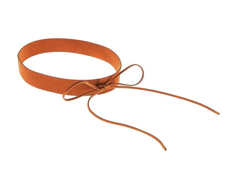 Hat Band - Brown Suede
