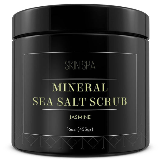 Mineral Sea Salt Scrub - Jasmine 16oz (453gr): Retail Product
