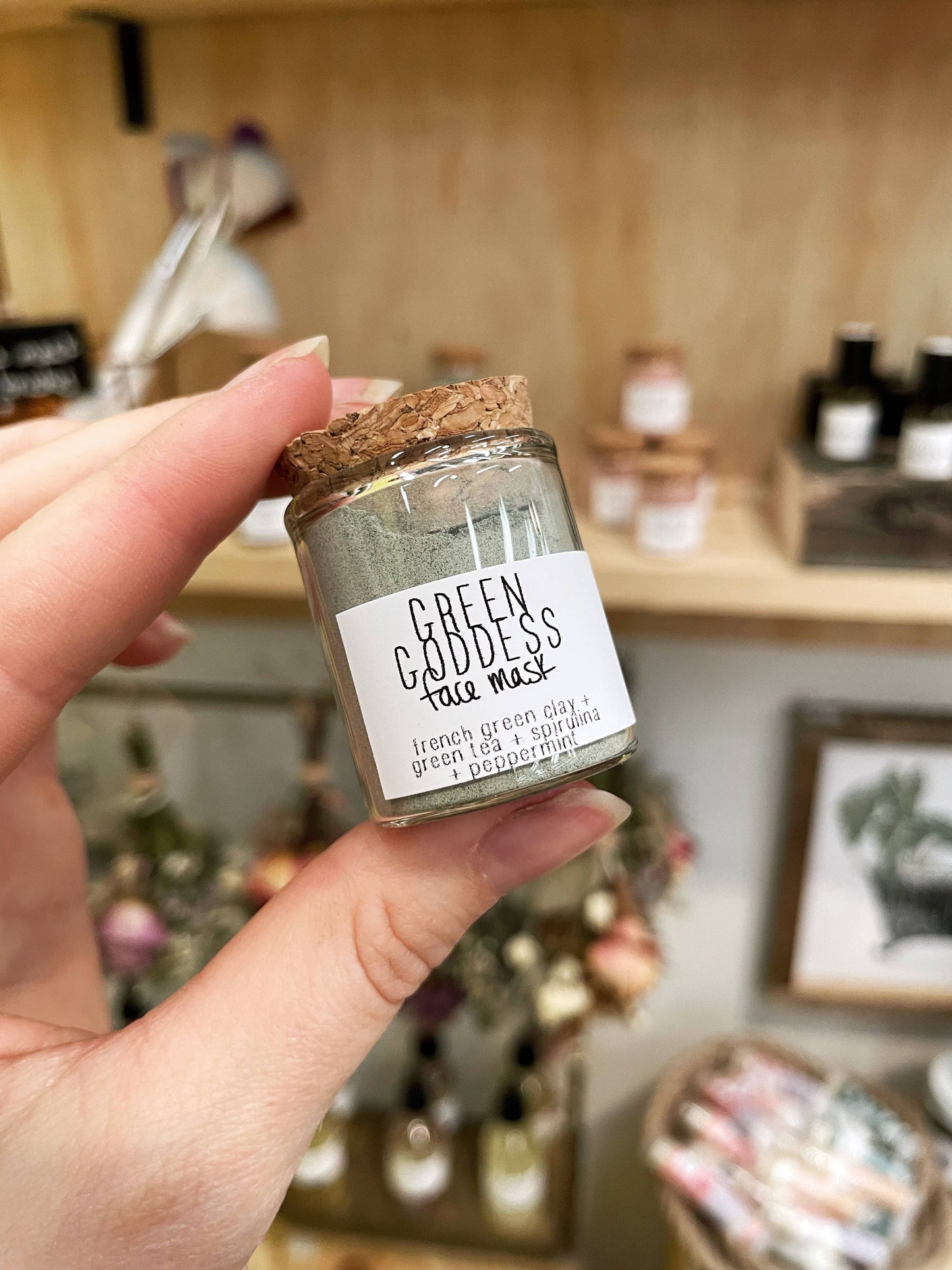 Organic Face Masks: Green Goddess