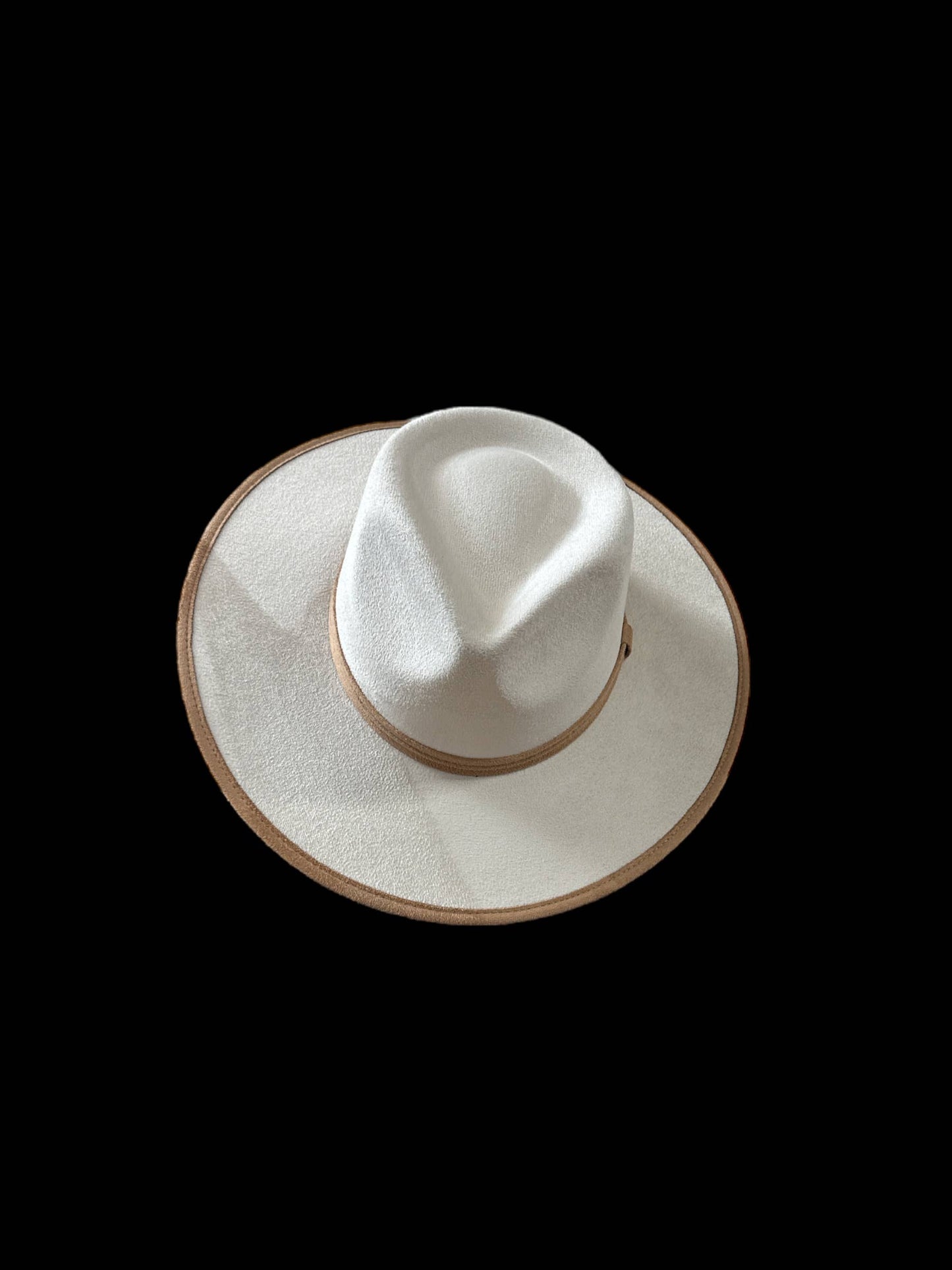 Tear Drop 2 Tone Rancher: Blush/Ivory