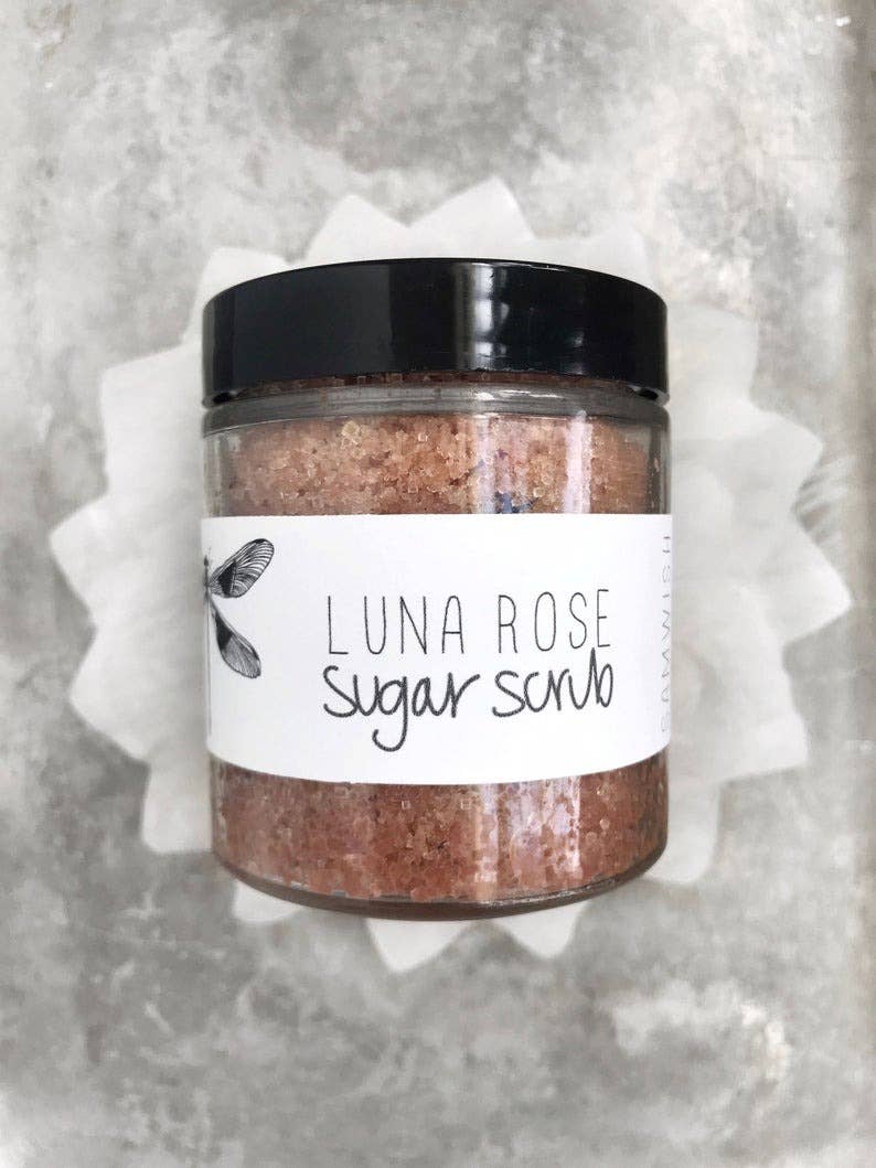 Luna Rose Sugar Scrub: 4 oz